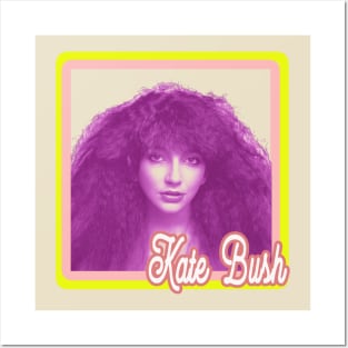 Kate Bush - Retro 80s Posters and Art